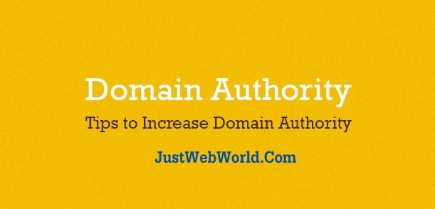 Increase Domain Authority of blog