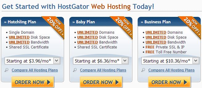 HostGator-webhosting-plan