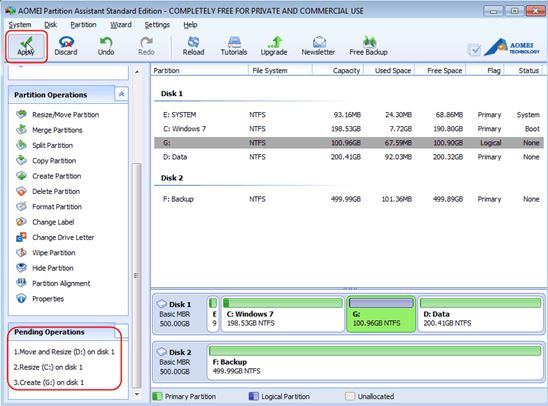 Partition Magic Freeware for Disk Management Windows 7