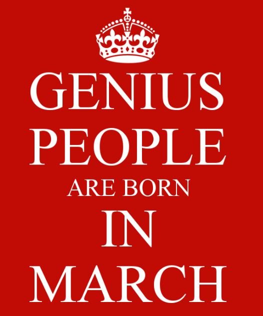 People born in march