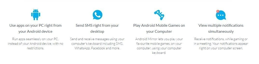 Mirror your android device to your computer