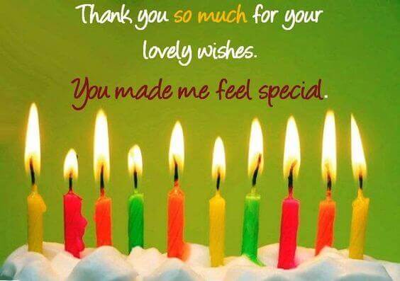 Thank You Message, Quotes, Greetings For Birthday Wishes