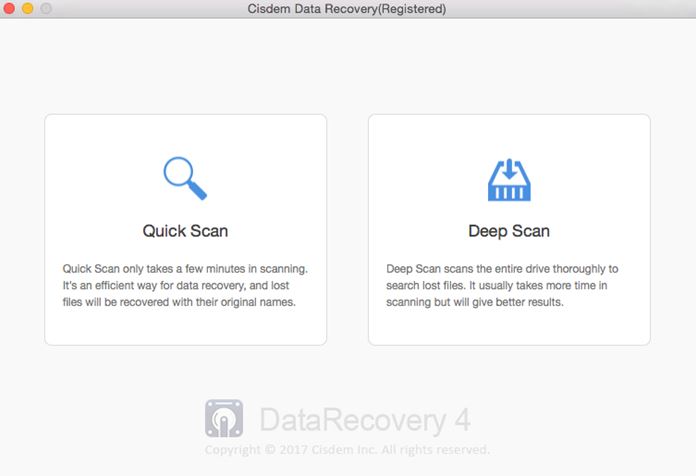Data recovery software for Mac