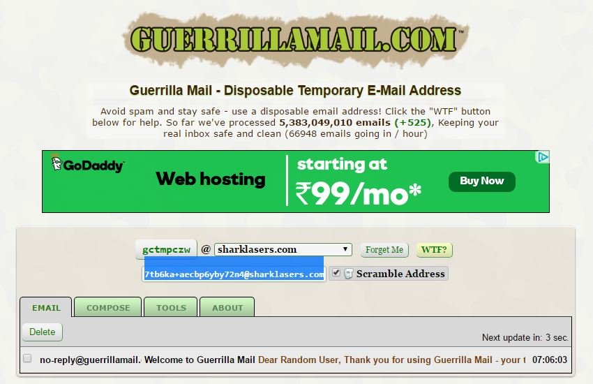 fake email generator fake email generator