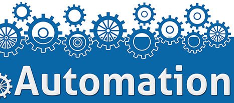 Automation Text With Gears On Top