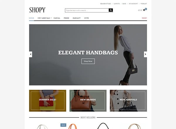 Shopy WordPress Theme