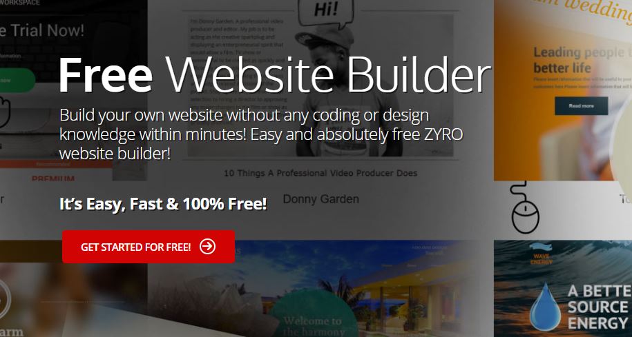 Free site builder