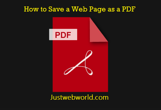 Convert Web Page to PDF for Free Online