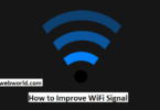 How to Improve WiFi Signal