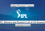 List of All IPL Winner Teams