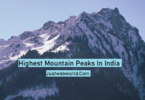 India’s highest peaks
