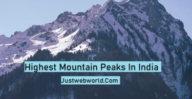 India’s highest peaks