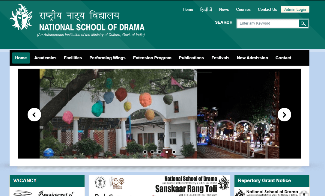 National School of Drama, New Delhi, India