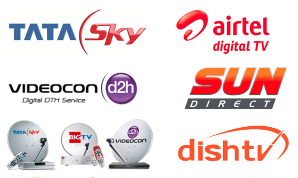 DTH Service Providers in India