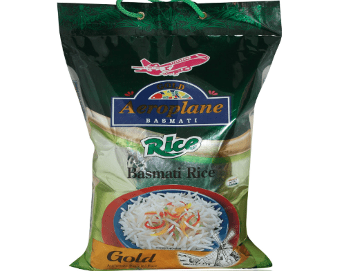 AEROPLANE Gold Basmati Rice Pouch