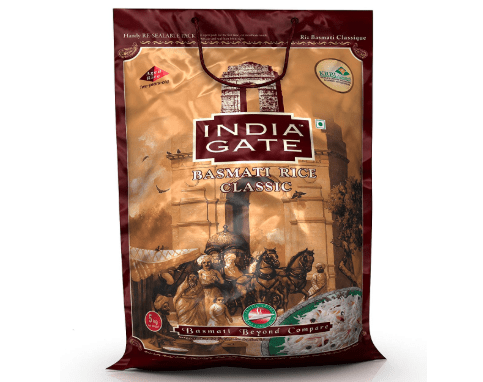 India Gate Basmati Rice Bag