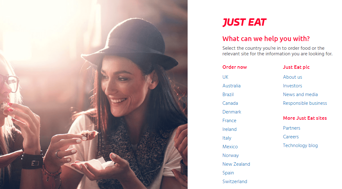 Just Eat - Online food ordering company
