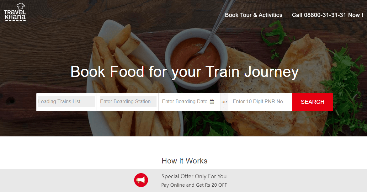 Travelkhana - Train Food Service