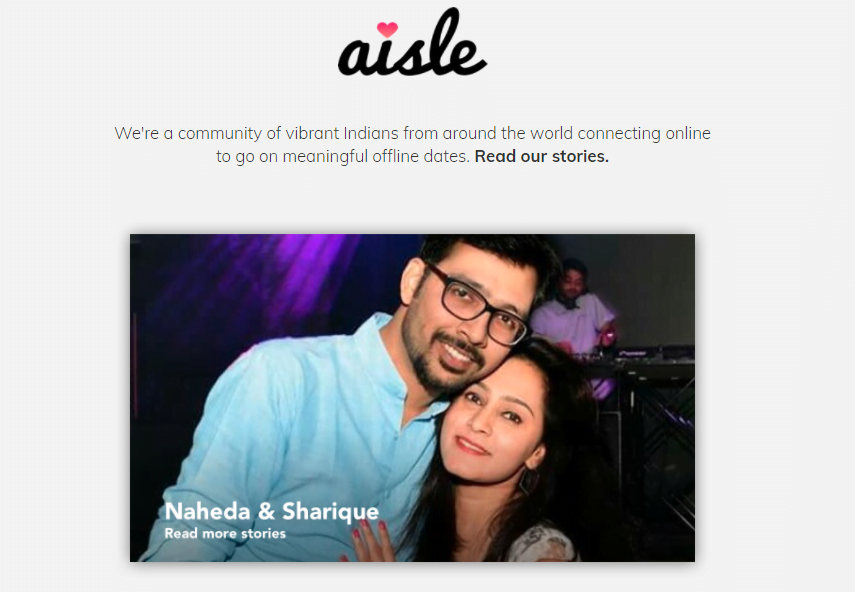 Aisle - Dating App For Indians