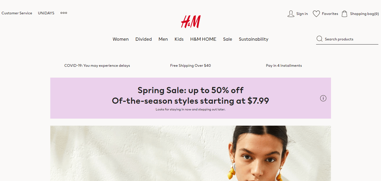 H&M - Clothing retail company