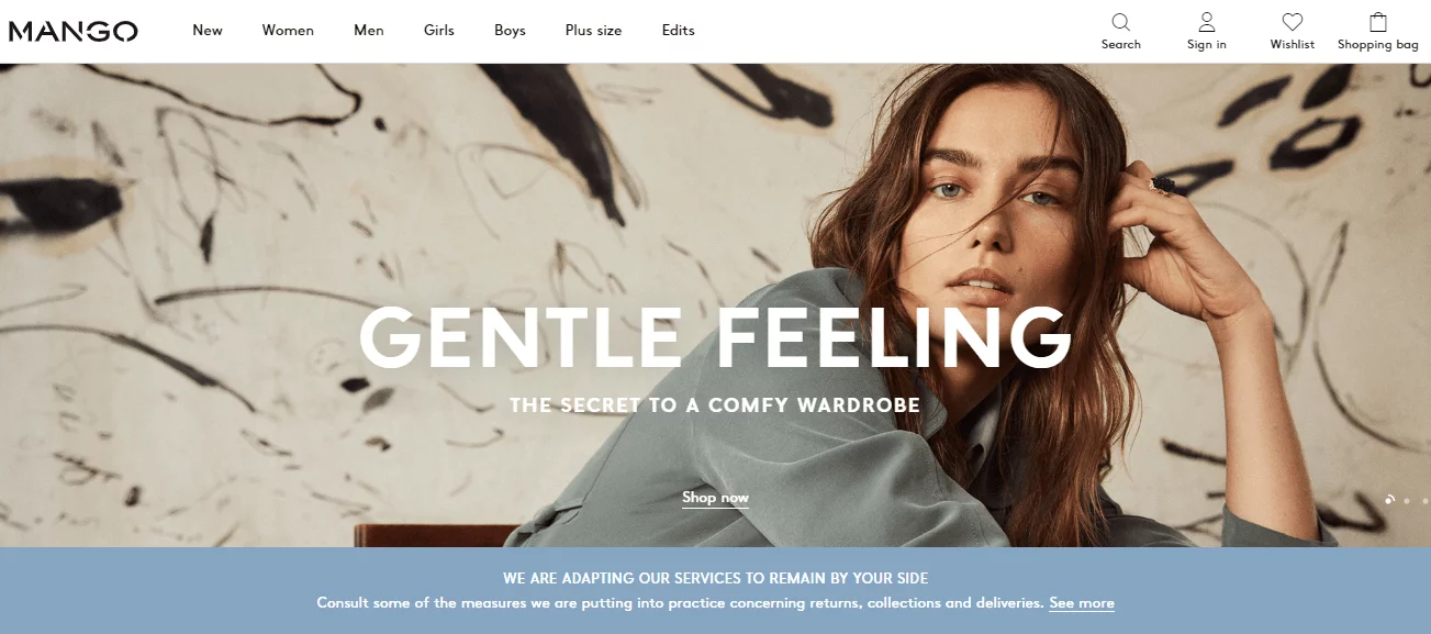 Mango - Clothing design and manufacturing company