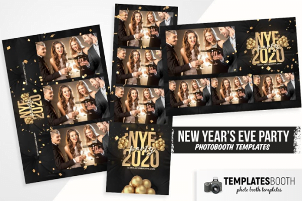 New Year’s Eve Photo Booth Template