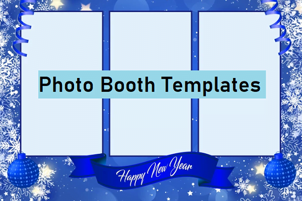 Holiday & Christmas Photo Booth Templates