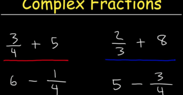Solve Complex Fractions