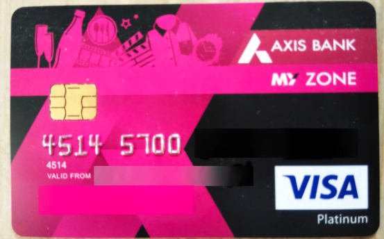 Axis Bank MY Zone Credit Cards