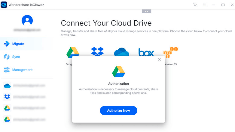 Authorize each cloud account