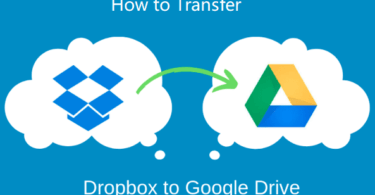 Transfer Dropbox to Google Drive