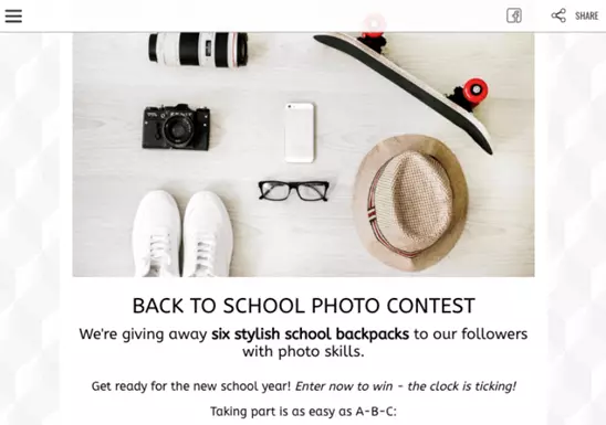 Create a Back-to-School Contest or Giveaway