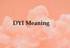 What does DYI stand for?