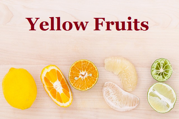 List Of Yellow Fruits