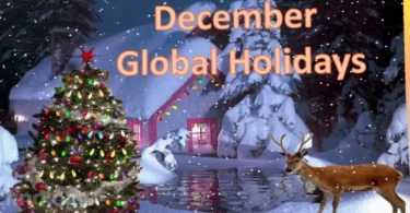 December Global Holidays and festivals