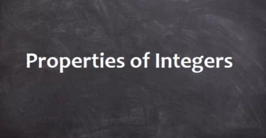 Properties of Integers