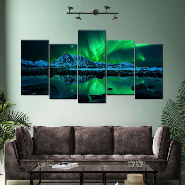 Lights Wall Art Northern Lights Wall Art