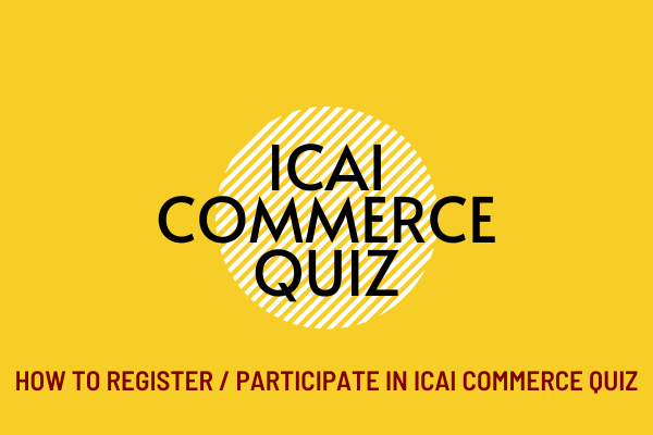 ICAI Commerce Quiz